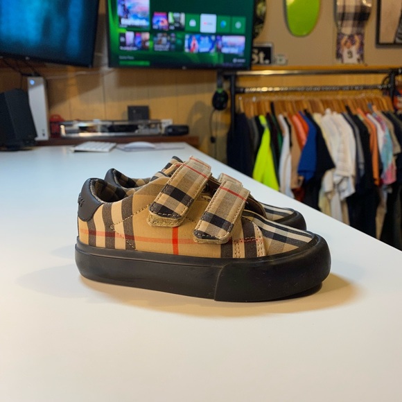 Burberry Shoes Mini Markham Check Sneaker Burberry Poshmark